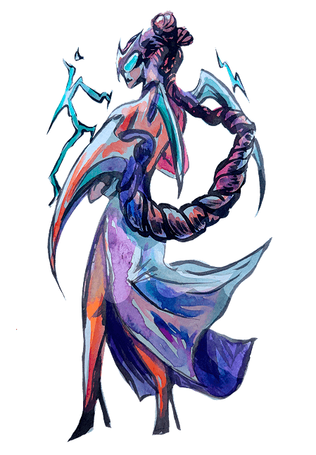 Metal element creature from Cyclémental trading card game